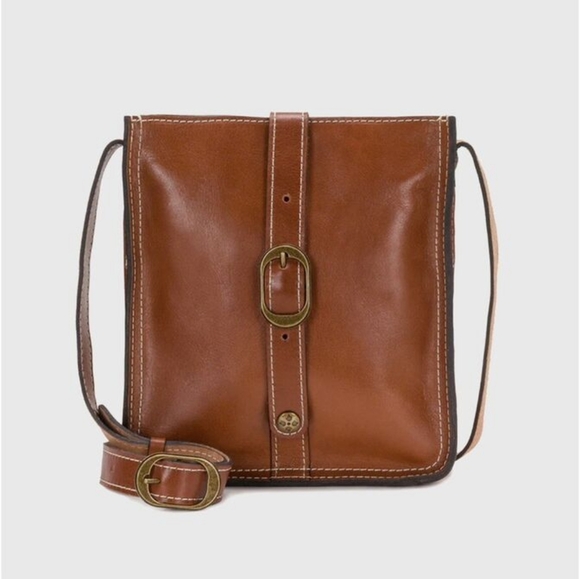 Patricia Nash Venezia Heritage Pouch Crossbody Leather Bag - Picture 1 of 11